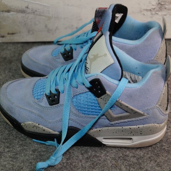 Jordan 4 Retro GS University Blue 408452-400 Size 5.5Y – No Box - Picture 2 of 13